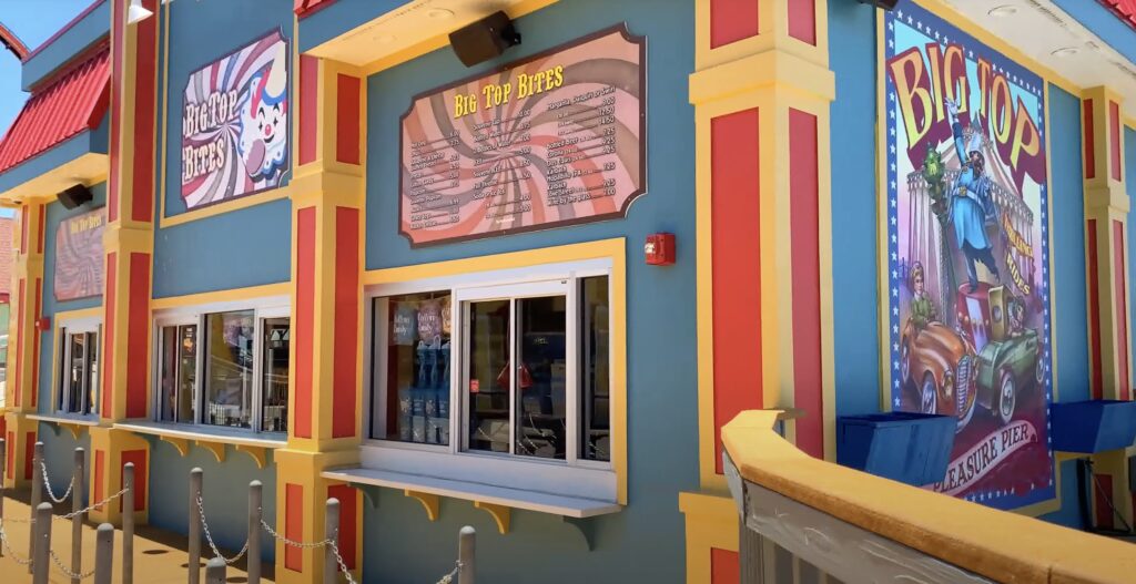 Big Top Bites Pleasure Pier Galveston