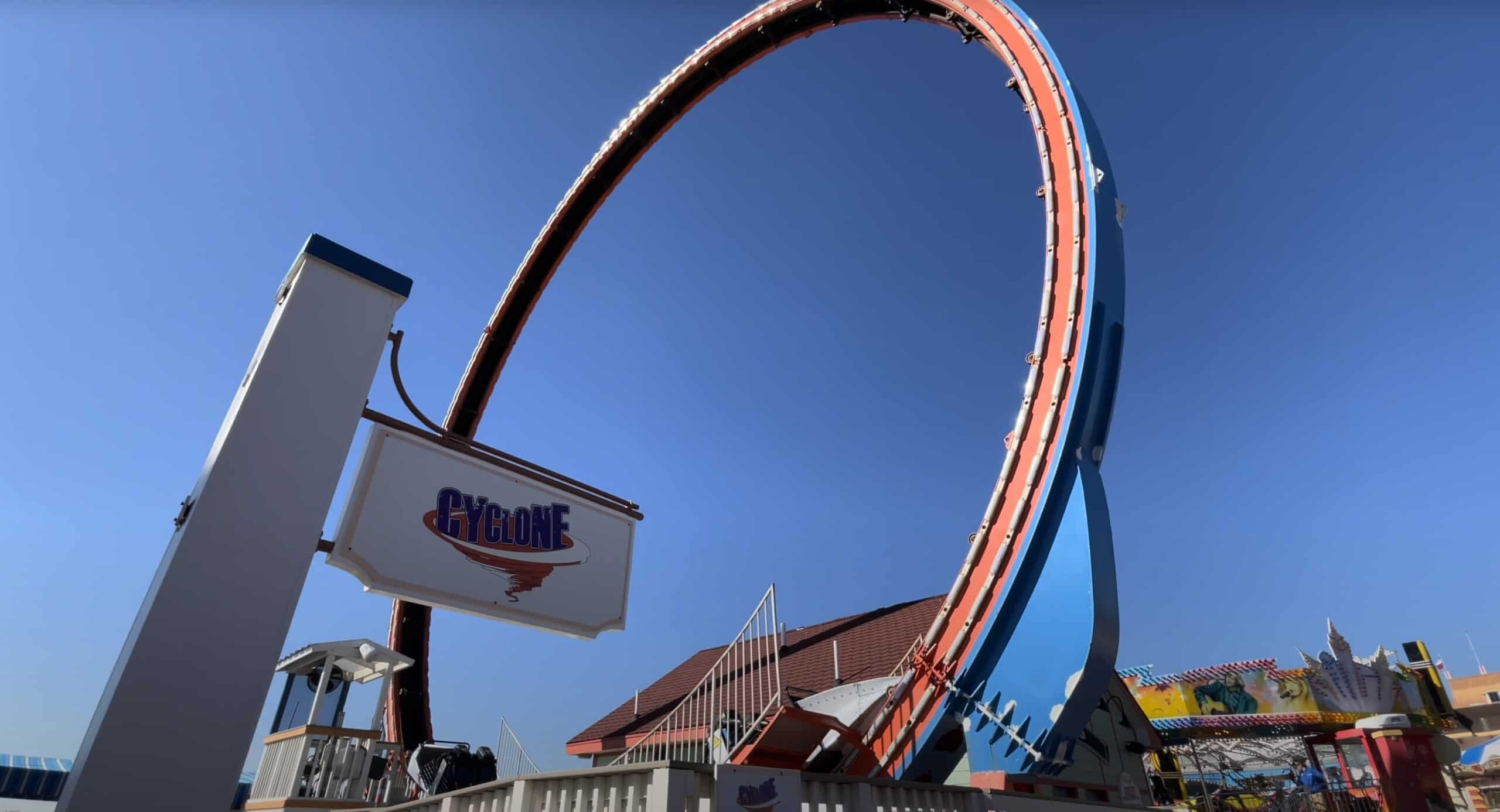 Cyclone Ride at Pleasure Pier Galveston