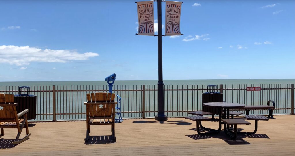End of Pier at Pleasure Pier Galveston