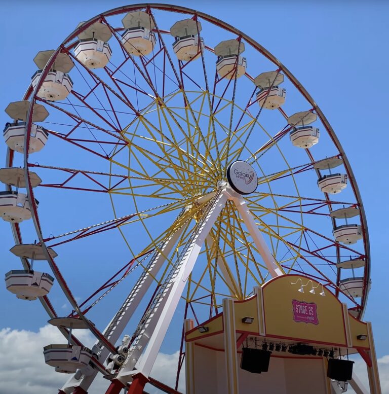 Galaxy Wheel Pleasure Pier Galveston