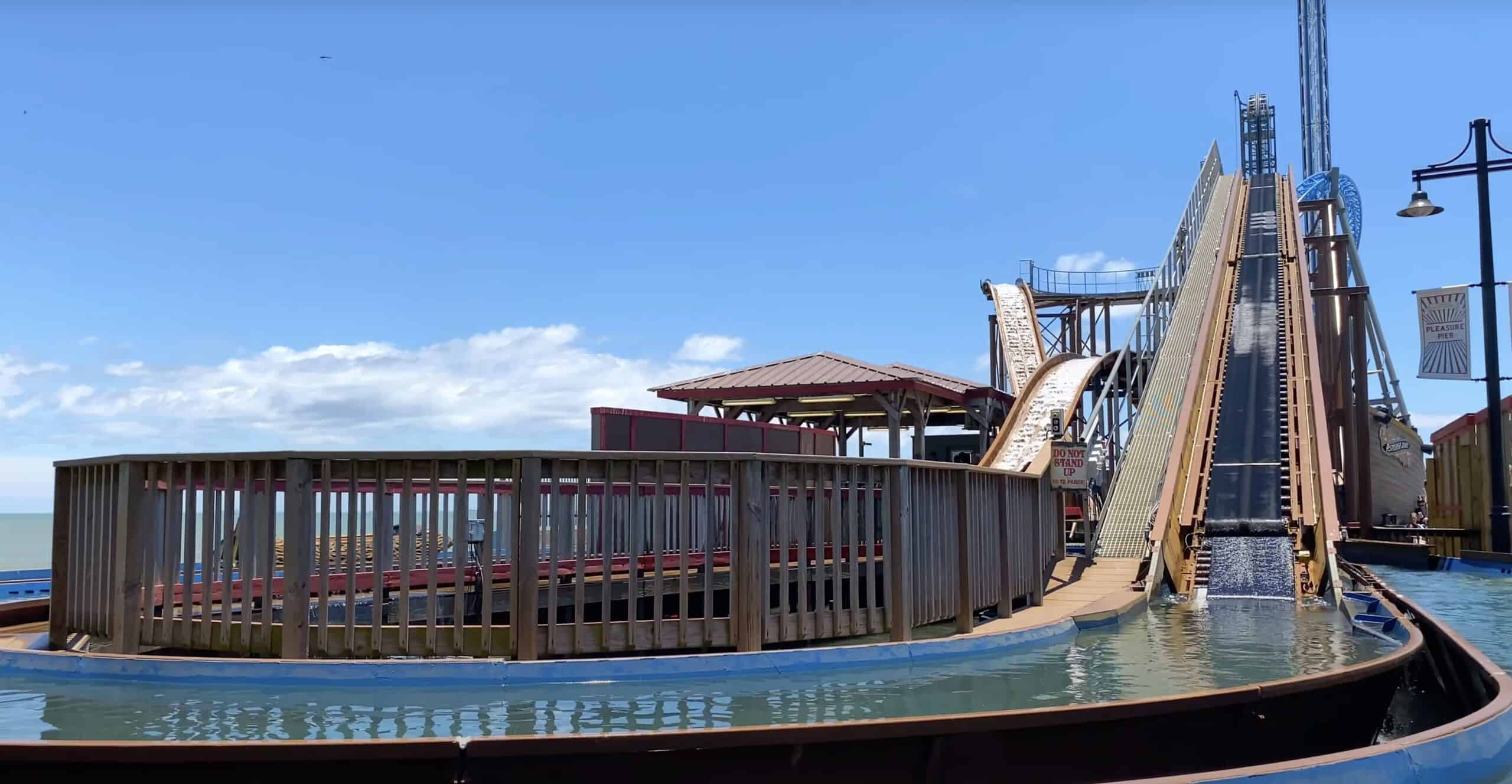 Pirates Plunge Pleasure Pier Ride in Galveston