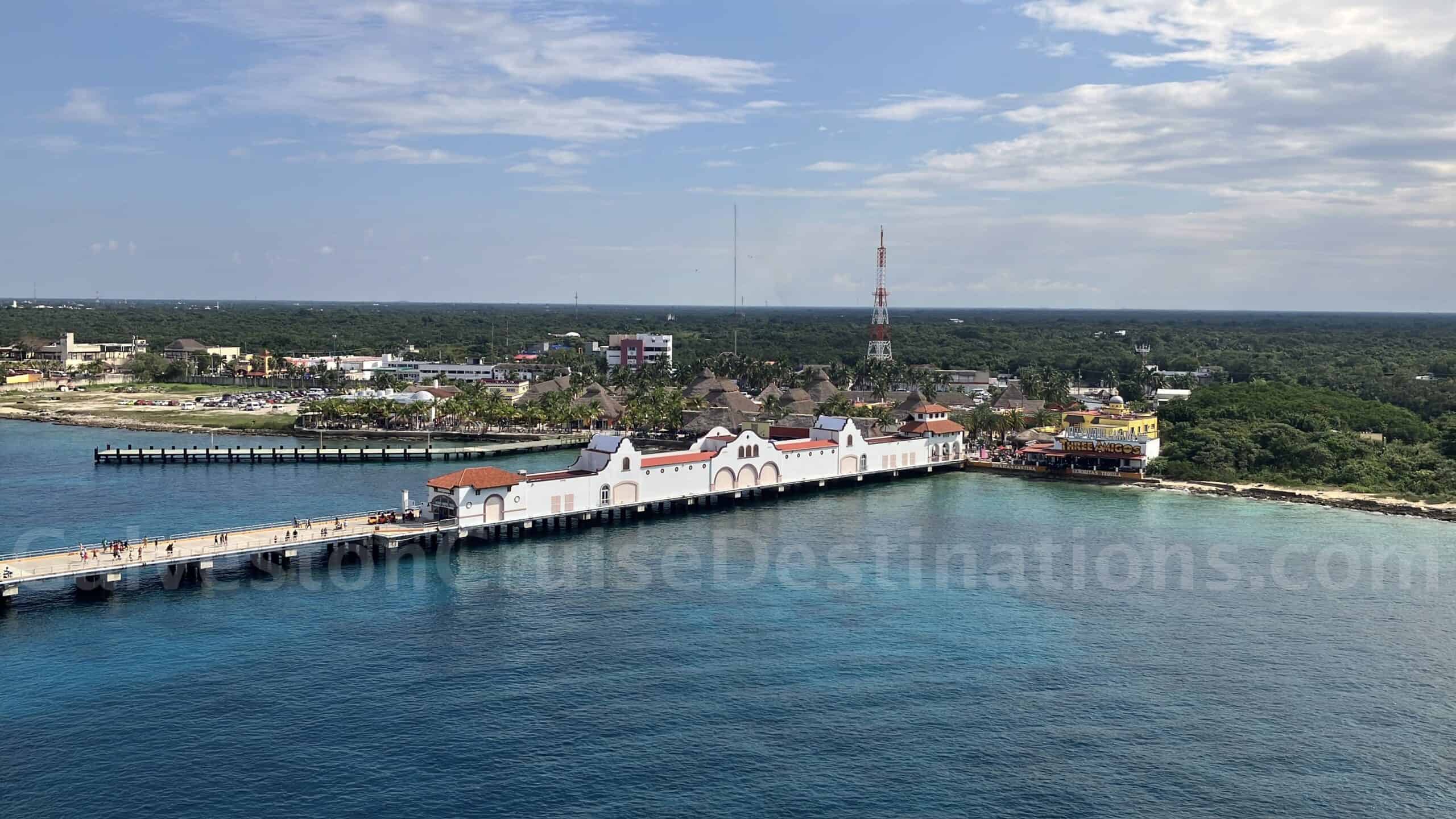Puerta Maya Cruise Port Pier in Cozumel, Mexico